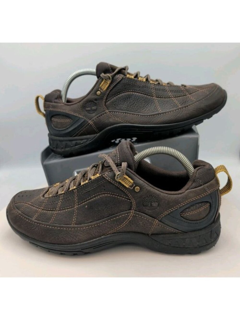 Mens Timberland Front Country City Adventure Leather Shoes 8M Brown 64539
